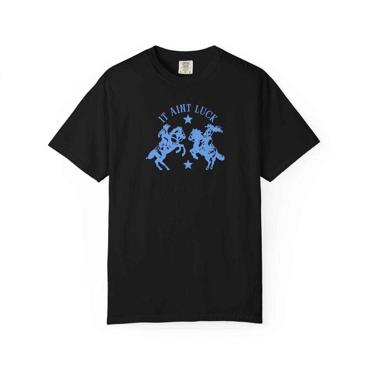 It Ain't Luck T-Shirt — Vintage Bronc Rider Western Graphic Tee