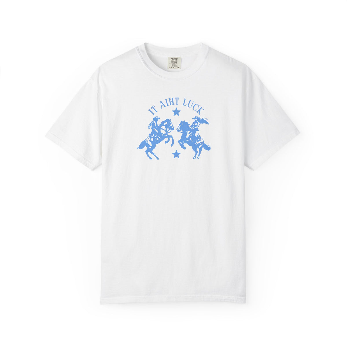 It Ain't Luck T-Shirt — Vintage Bronc Rider Western Graphic Tee