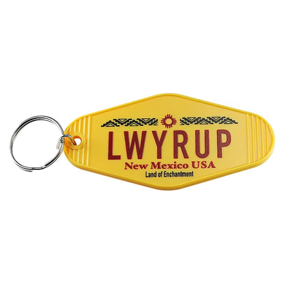 Breaking Bad Better Call Saul Goodman Keychain LWYRUP License Plate Keyring Vintage TV Series Peripheral Pendant
