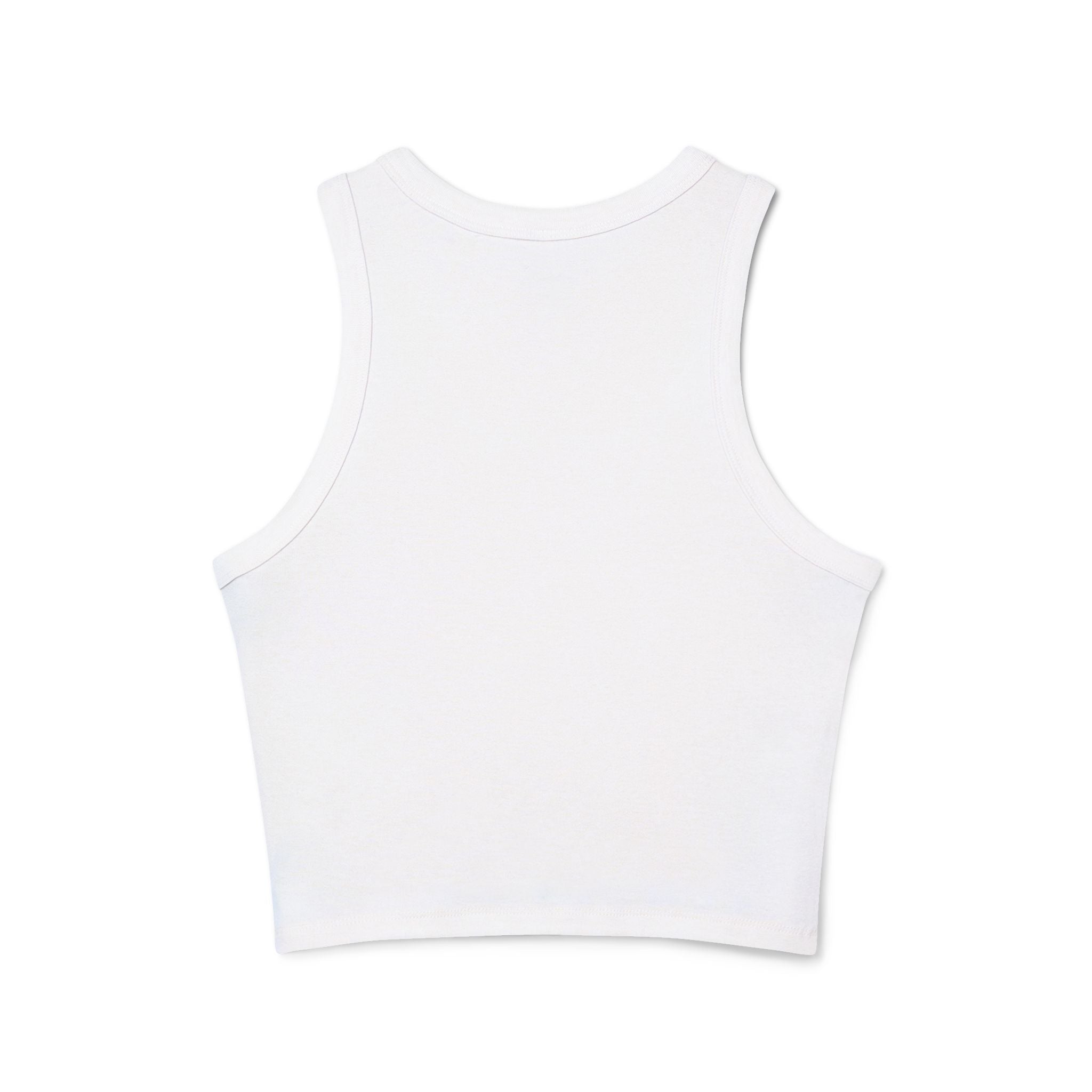 Howdy Racer Tank Top — Western Graphic Women's Crop Tank