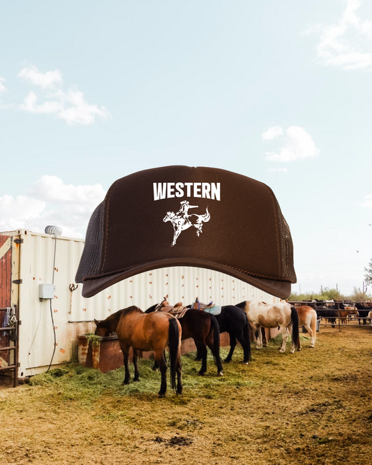 Bronco Western Trucker Hat