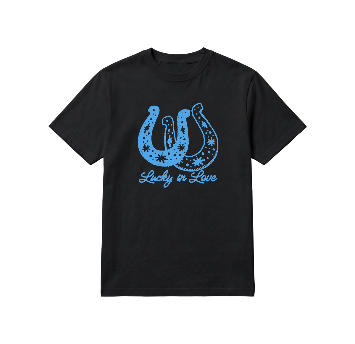 Lucky in Love T-Shirt — Lucky Horseshoe Western Graphic Tee