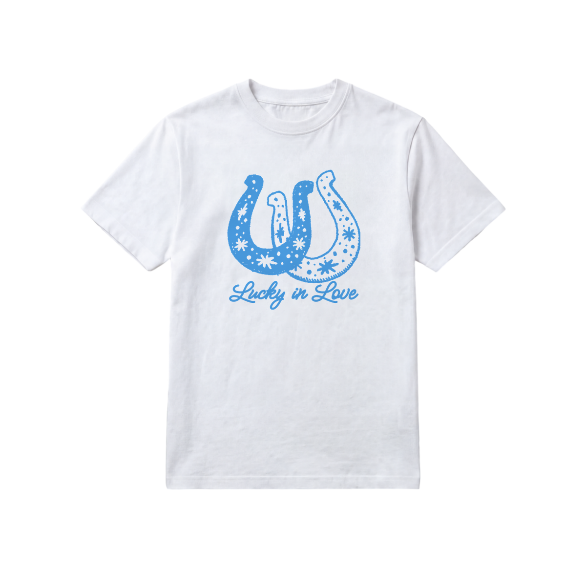 Lucky in Love T-Shirt — Lucky Horseshoe Western Graphic Tee