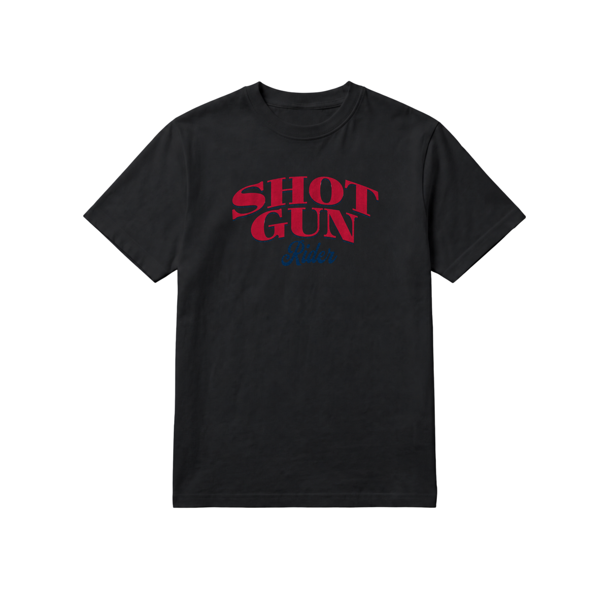 Shotgun Rider T-Shirt — Black