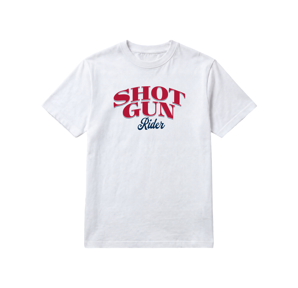 Shotgun Rider T-Shirt — White