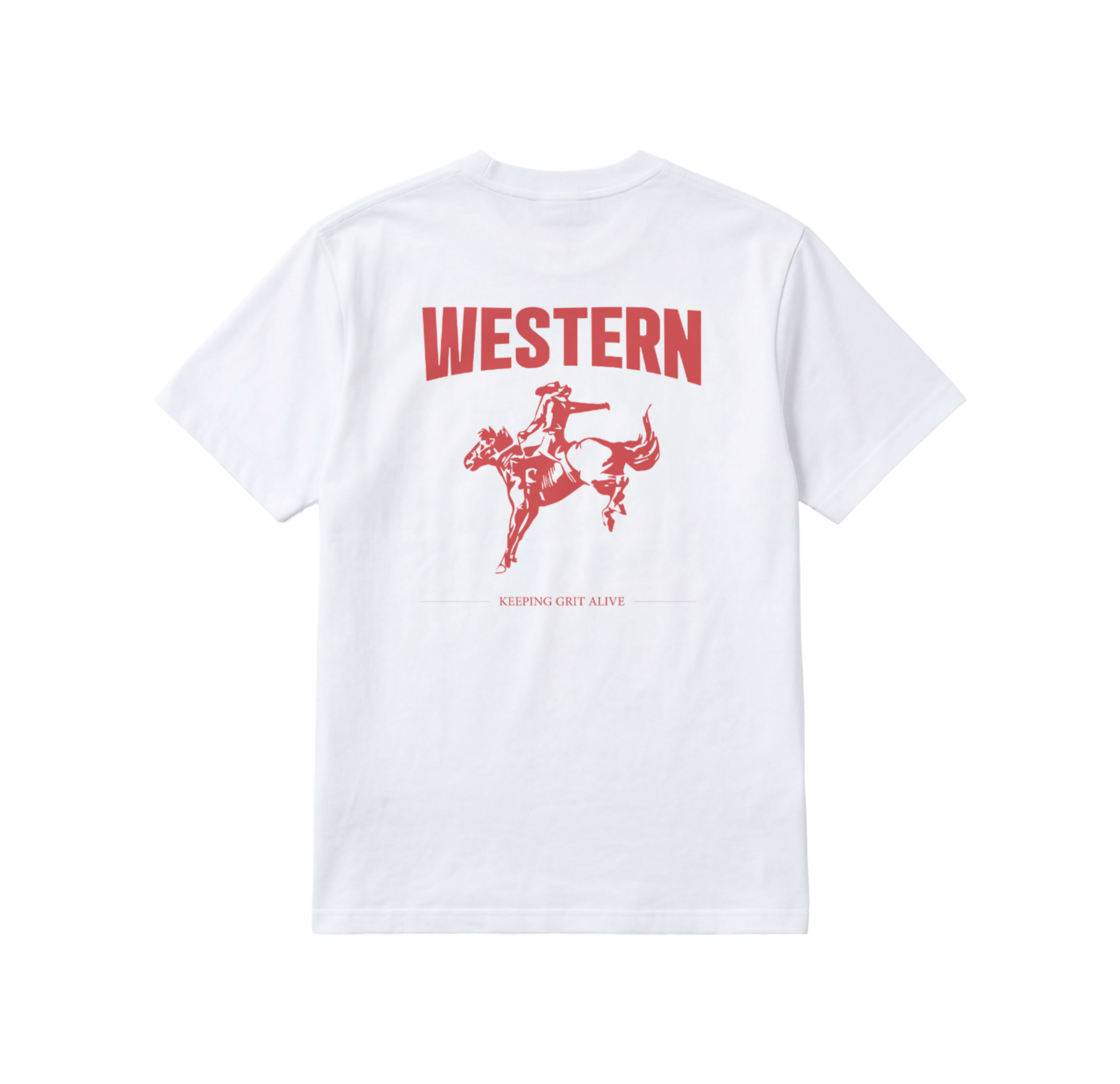 Western Rodeo T-Shirt — "Keeping Grit Alive" Graphic Tee